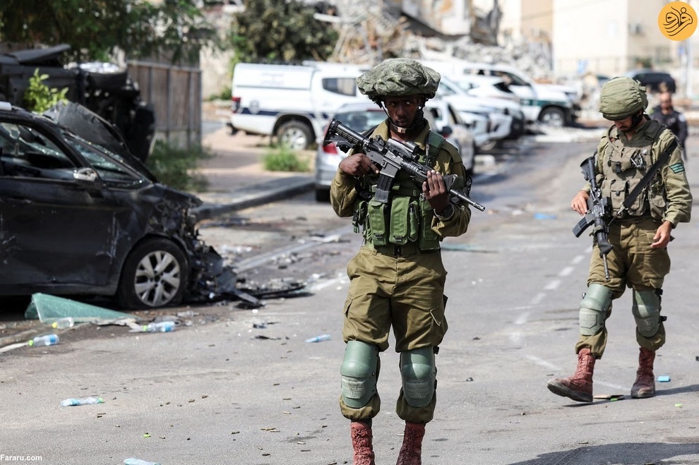 (تصاویر) جنگ خیابانی مقاومت فلسطین با ارتش اسرائیل در سدیروت