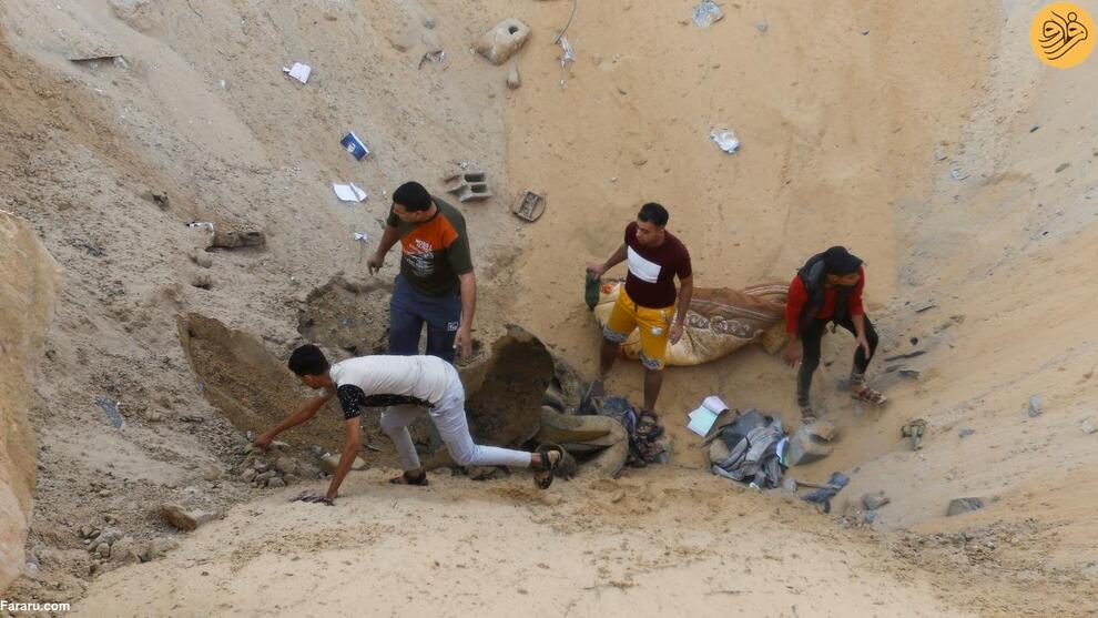 (تصاویر) دهمین روز کشتار ساکنان غزه