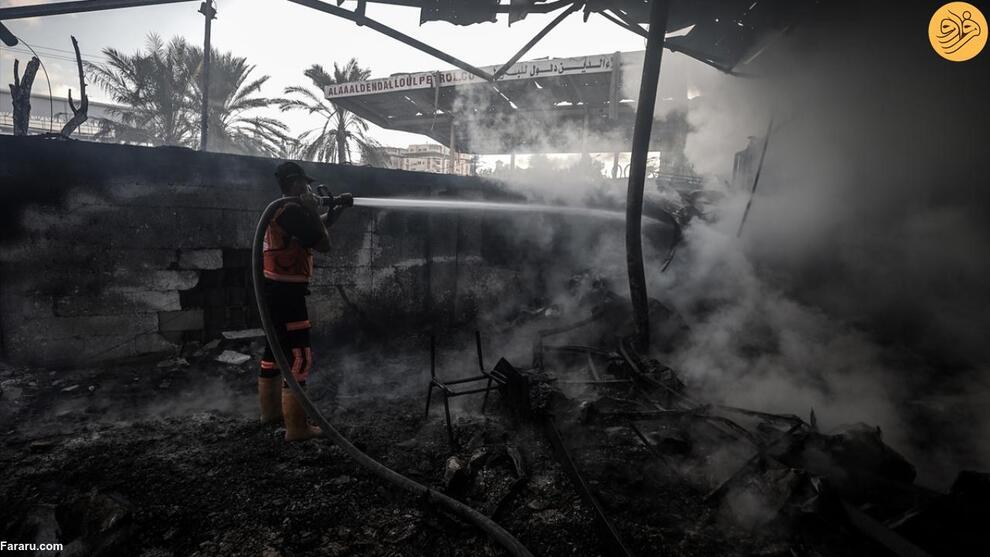 (تصاویر) دهمین روز کشتار ساکنان غزه