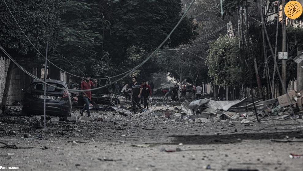 (تصاویر) دهمین روز کشتار ساکنان غزه