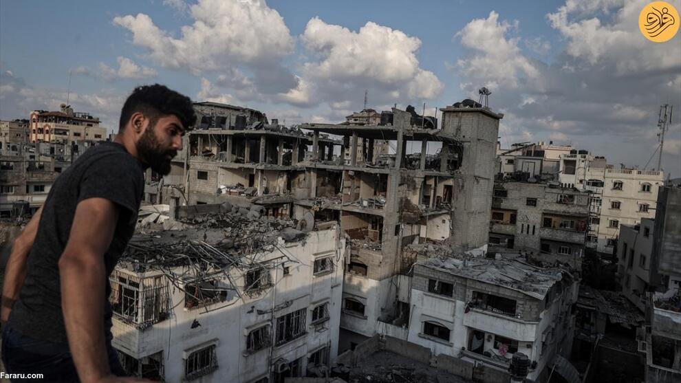 (تصاویر) دهمین روز کشتار ساکنان غزه