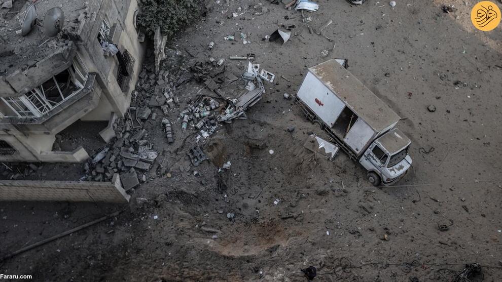 (تصاویر) دهمین روز کشتار ساکنان غزه