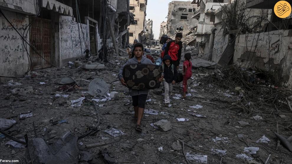 (تصاویر) دهمین روز کشتار ساکنان غزه