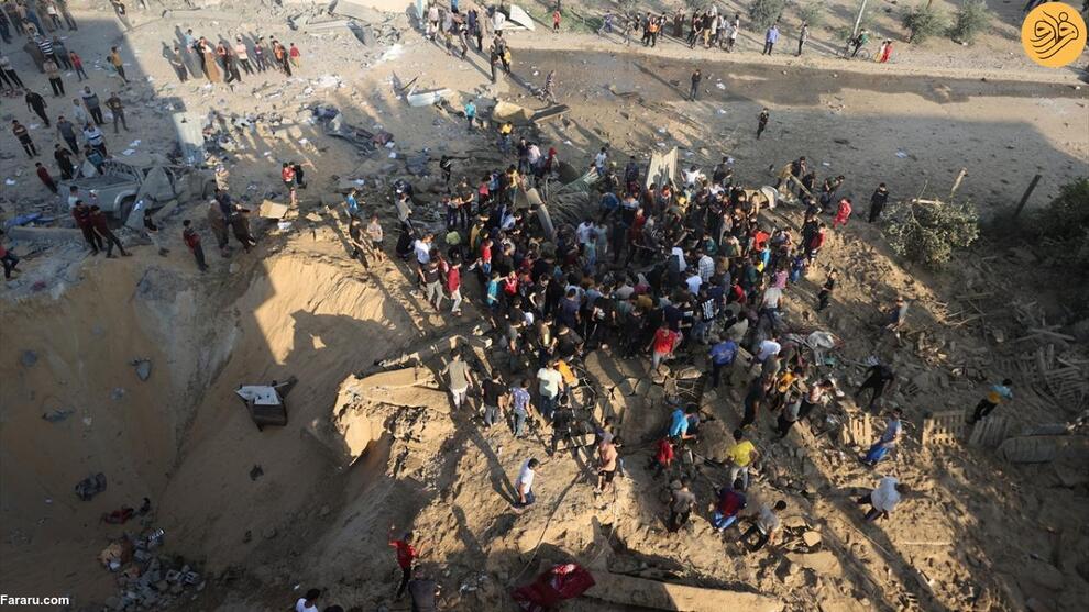 (تصاویر) دهمین روز کشتار ساکنان غزه