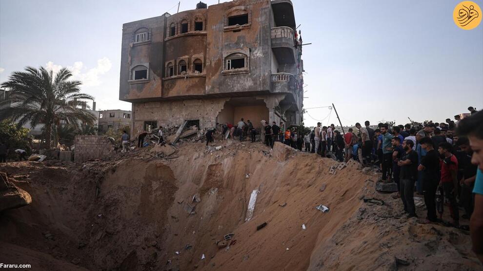 (تصاویر) دهمین روز کشتار ساکنان غزه