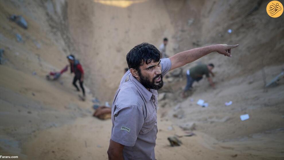 (تصاویر) دهمین روز کشتار ساکنان غزه