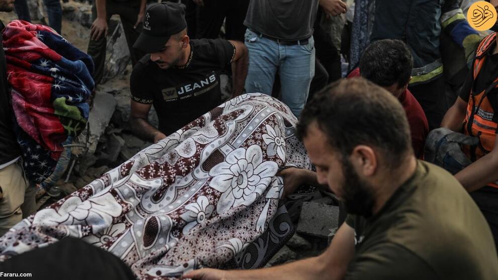 (تصاویر) دهمین روز کشتار ساکنان غزه