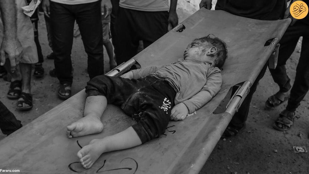 (تصاویر) دهمین روز کشتار ساکنان غزه