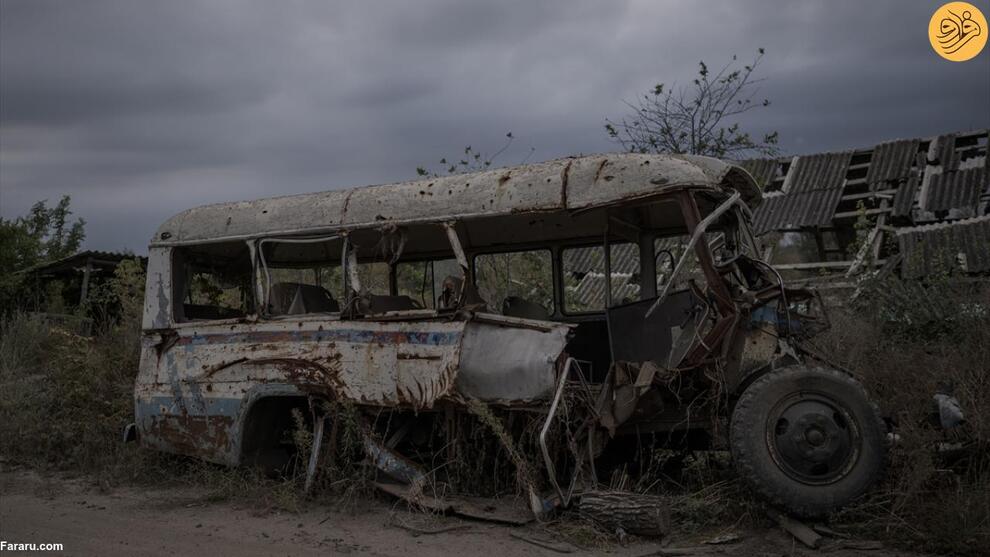 (تصاویر) بازگشت ساکنان روستای ویران شده در جنگ اوکراین