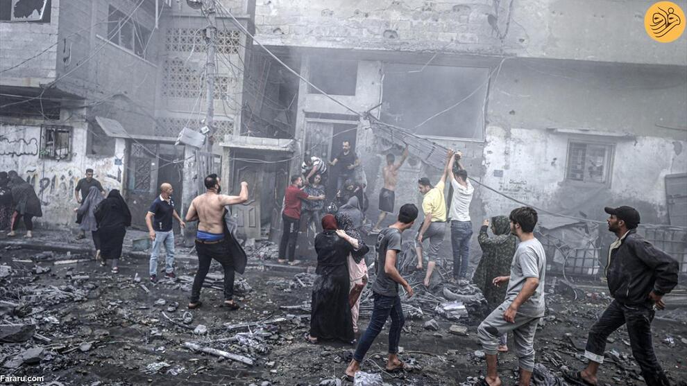 (تصاویر) غزه در خون