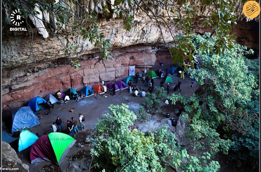 (تصاویر) غار سناوه از پناهگاه پیشمرگه‌ها تا مقصد گردشگری