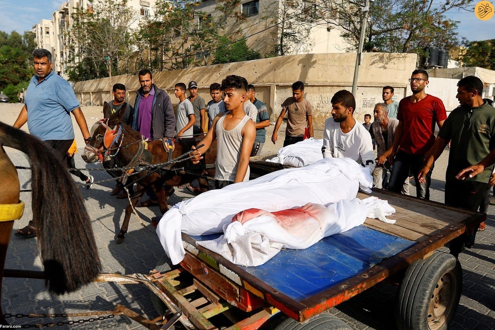 (تصاویر) تشییع قربانیان جنگ در غزه و اسرائیل