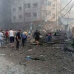 ویدیو / حمله اسرائیل به اردوگاه آوارگان جبالیا