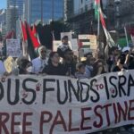 ویدیو / راهپیمایی ۳۰۰ هزار نفری در واشنگتن در حمایت از فلسطین