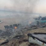 ویدیو / نظامیان اسرائیل قایق های ماهیگیری فلسطینیان را هم آتش زدند