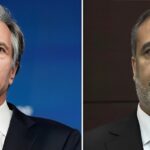 فیدان تلاش بلینکن برای در آغوش گرفتنش را ناکام گذاشت  (فیلم)