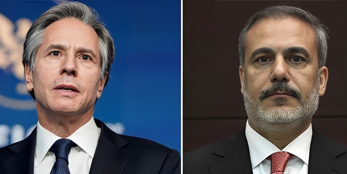 فیدان تلاش بلینکن برای در آغوش گرفتنش را ناکام گذاشت  (فیلم)