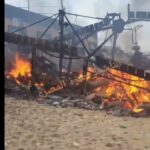 نظامیان اسرائیل قایق های ماهیگیری فلسطینیان را هم آتش زدند (فیلم)