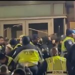 حمله پلیس آمریکا به حامیان غزه (فیلم)