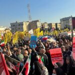 تصاویر هوایی از اجتماع مردم تهران در حمایت از کودکان غزه (عکس)