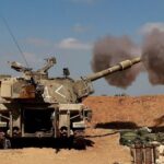 شلیک تانک به سمت ساختمان‌های فلسطینی‌ها (فیلم)