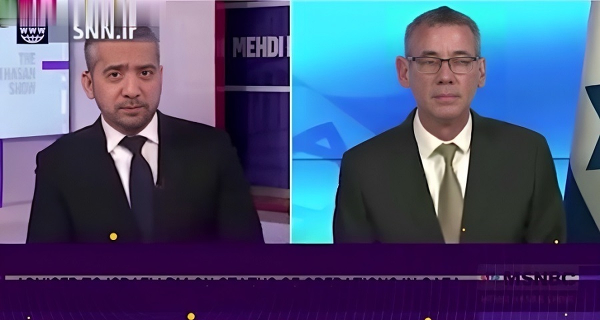 مچ گیری مجری MSNBC از ارتش اسرائیل (فیلم)