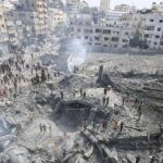 تصاویری از حضور نظامیان صهیونیست در قلب اقتصادی غزه (فیلم)