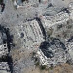 تصاویر هوایی از غزه ؛ قبل و بعد از جنگ/  غزه شبیه سطح ماه شده است (فیلم)
