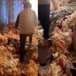 ببینید صاحبخانه چینی یک اتاق تحویل داد و زباله‌دانی پس گرفت (فیلم)