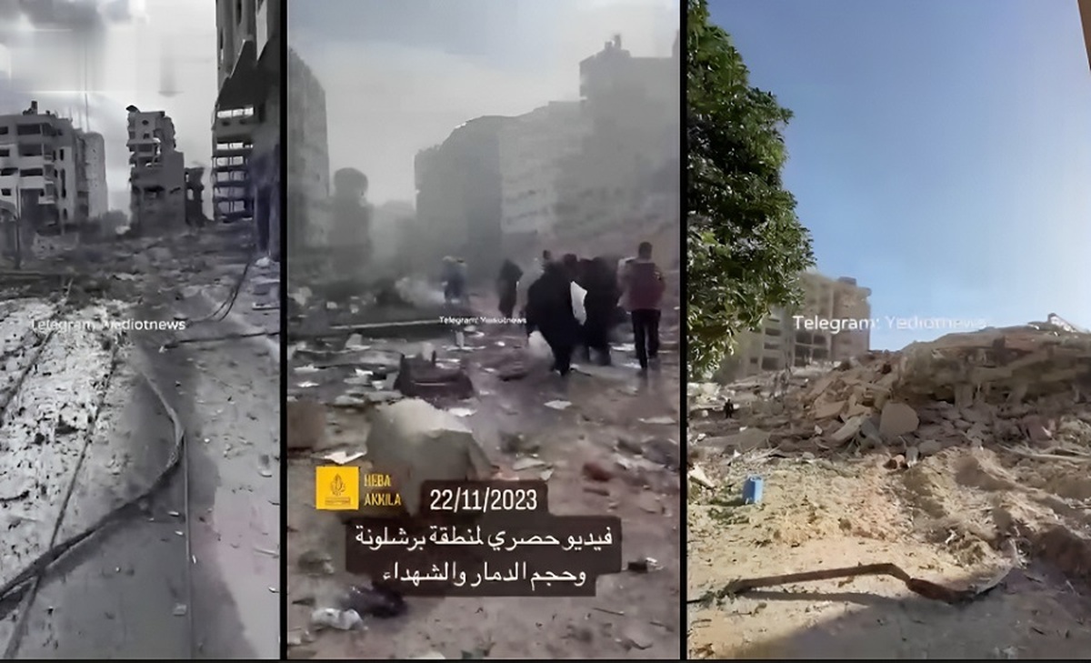 اوضاع آخرالزمانی غزه در روزهای آتش بس (فیلم)