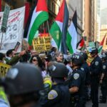 ببینید | باز هم تظاهرات ضد صهیونیستی و دفاع از مردم غزه در نیویورک