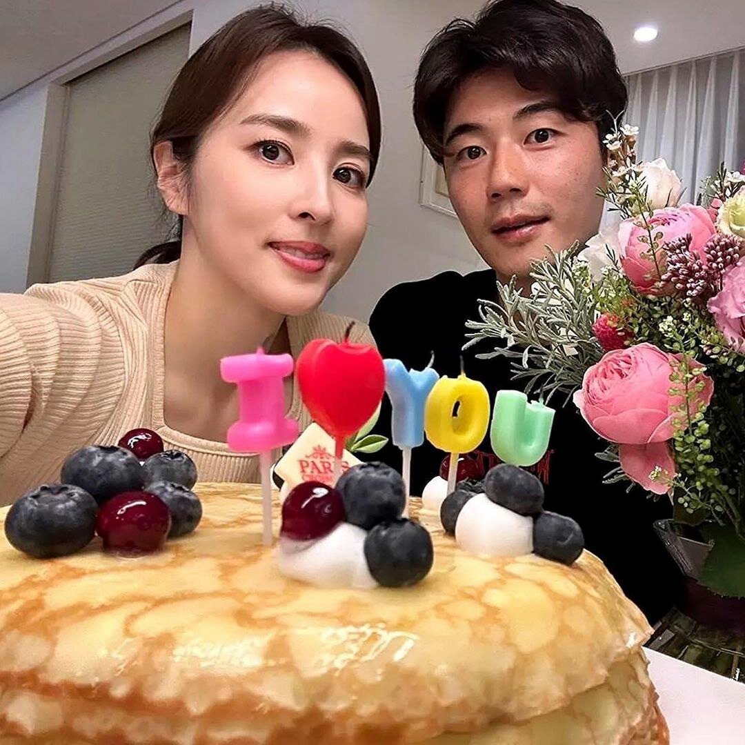 عکس | تصویر جالب سوسانو در کنار همسرش در مراسم جشن تولد ۴۲ سالگی‌اش