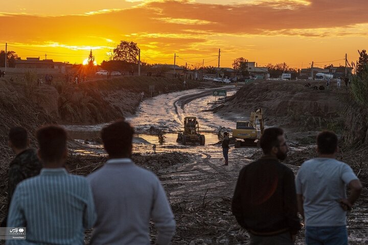 سیل ویرانگر در شرق گلستان