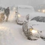 ببینید | توفان و بوران شدید برف در شمال روسیه