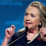 ببینید | جنگ غزه کلاس درس هیلاری کلینتون را تعطیل کرد!