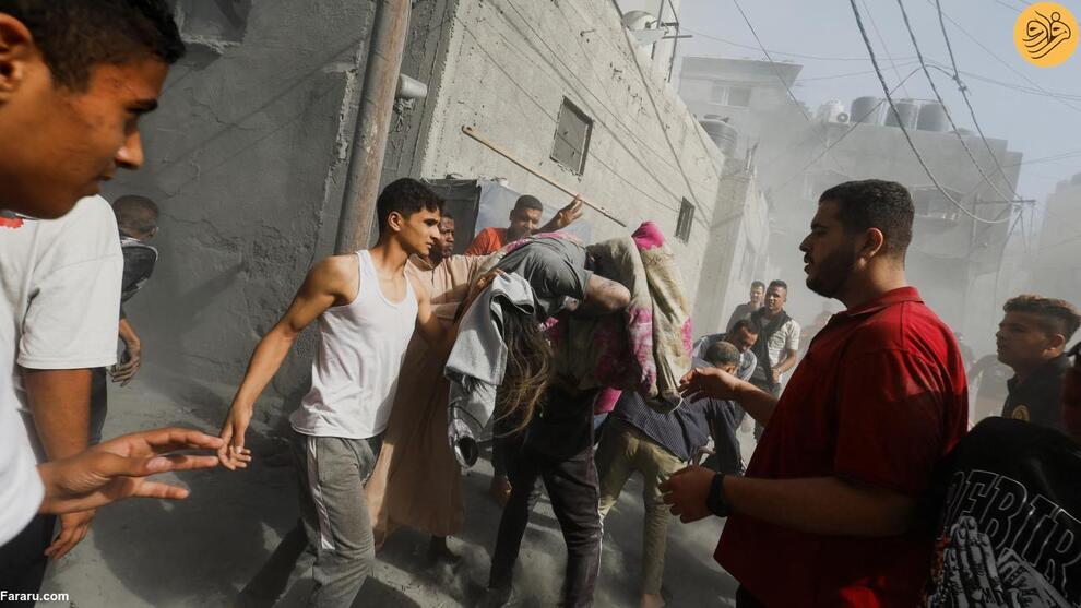 (تصاویر) هیچ پایانی برای مصیبت کودکان غزه دیده نمی‌شود