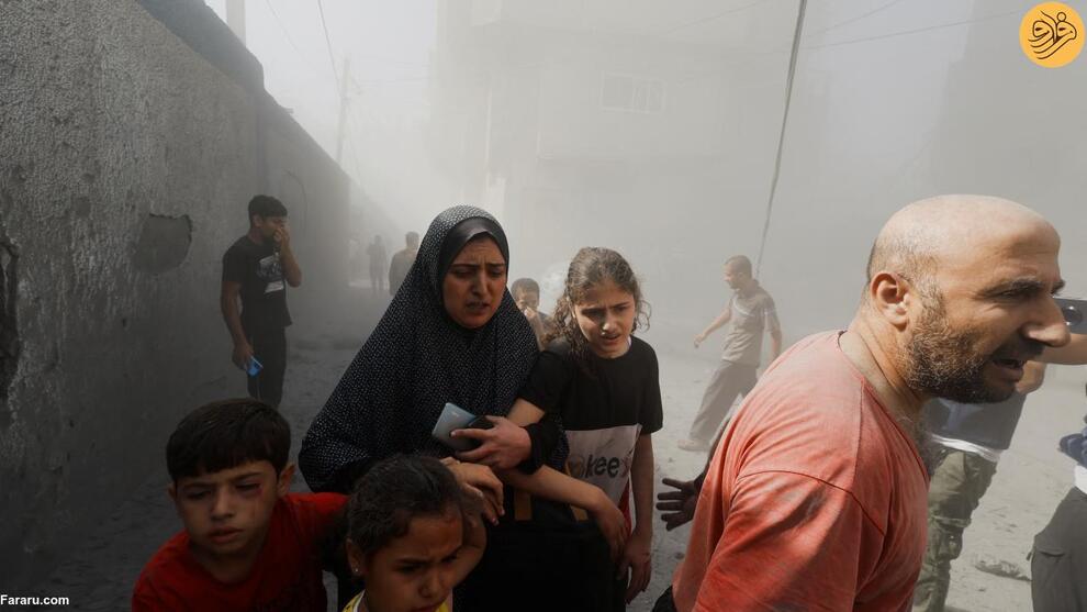 (تصاویر) هیچ پایانی برای مصیبت کودکان غزه دیده نمی‌شود