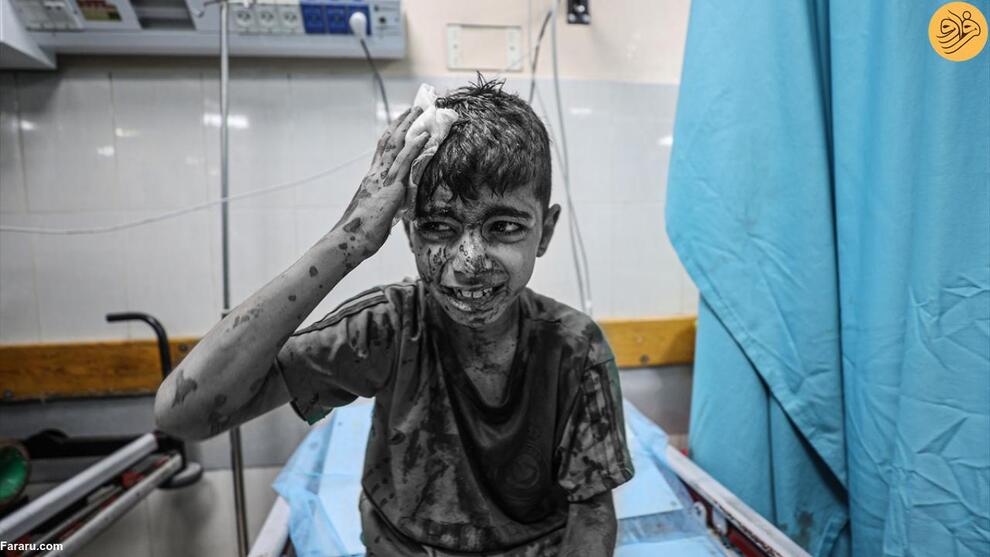 (تصاویر) هیچ پایانی برای مصیبت کودکان غزه دیده نمی‌شود
