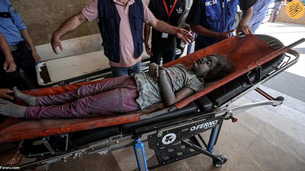 (تصاویر) هیچ پایانی برای مصیبت کودکان غزه دیده نمی‌شود