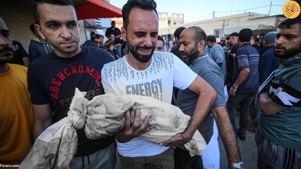 (تصاویر) هیچ پایانی برای مصیبت کودکان غزه دیده نمی‌شود