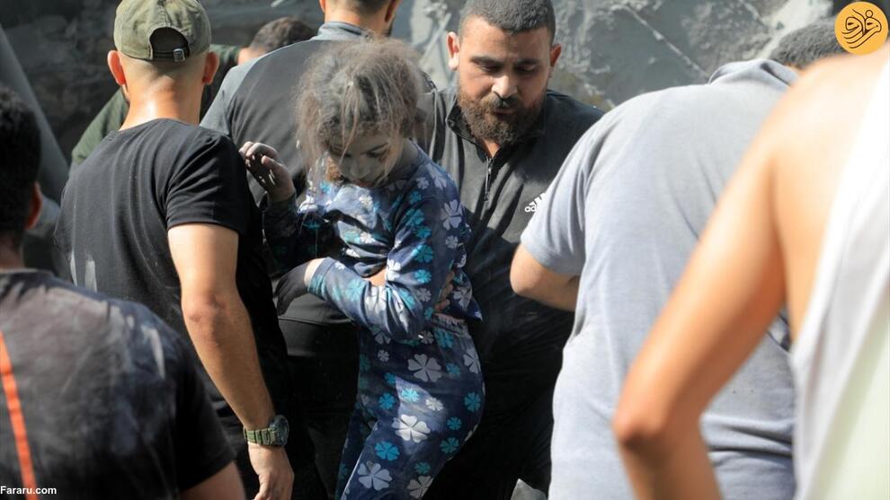 (تصاویر) هیچ پایانی برای مصیبت کودکان غزه دیده نمی‌شود