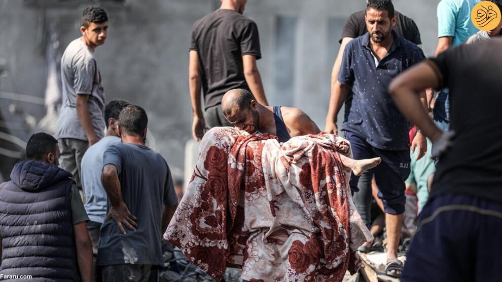 (تصاویر) هیچ پایانی برای مصیبت کودکان غزه دیده نمی‌شود