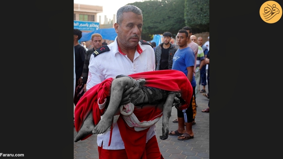 (تصاویر) هیچ پایانی برای مصیبت کودکان غزه دیده نمی‌شود