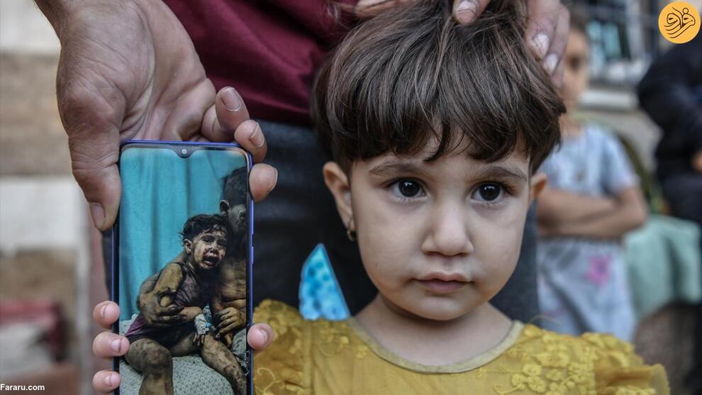 (تصاویر) هیچ پایانی برای مصیبت کودکان غزه دیده نمی‌شود