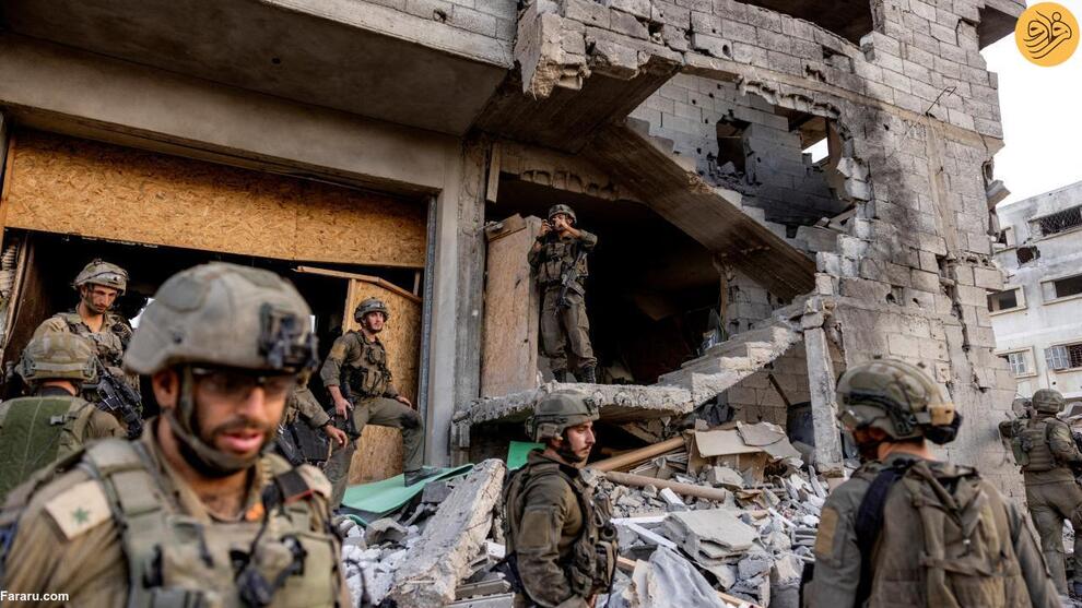 (تصاویر) نیروهای ارتش اسرائیل در غزه