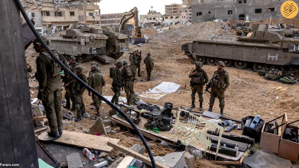 (تصاویر) نیروهای ارتش اسرائیل در غزه