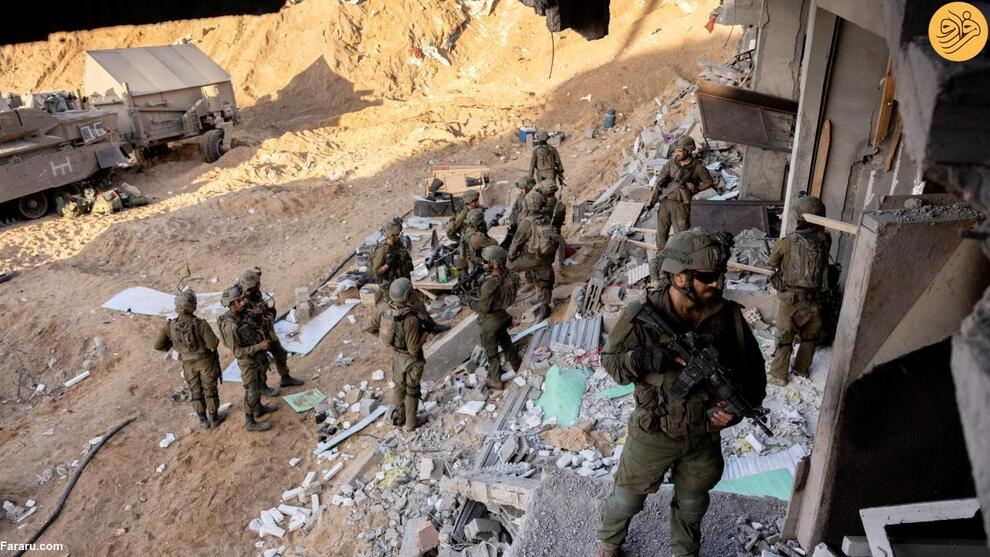 (تصاویر) نیروهای ارتش اسرائیل در غزه