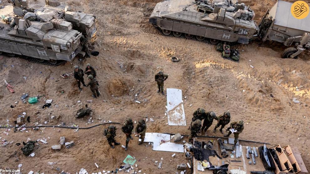 (تصاویر) نیروهای ارتش اسرائیل در غزه