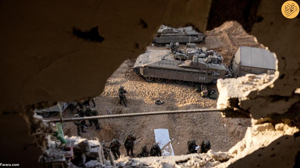 (تصاویر) نیروهای ارتش اسرائیل در غزه