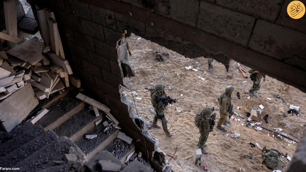 (تصاویر) نیروهای ارتش اسرائیل در غزه